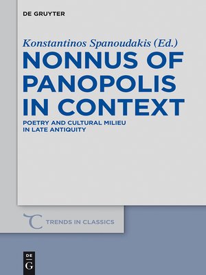 cover image of Nonnus of Panopolis in Context